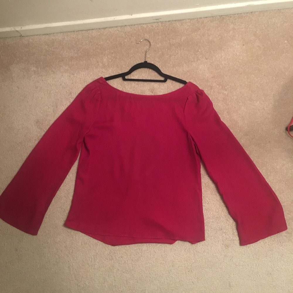 Tobi backless red top
